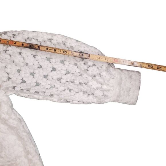 Zara Flower Lace Textured Long Sleeve Babydoll Mini Dress Size M - Picture 13 of 13